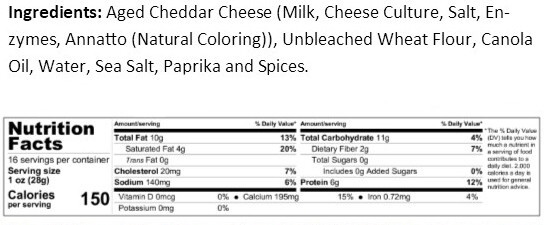Southern Gourmet Cheese Straws, Traditional Cheddar, 2 Pounds