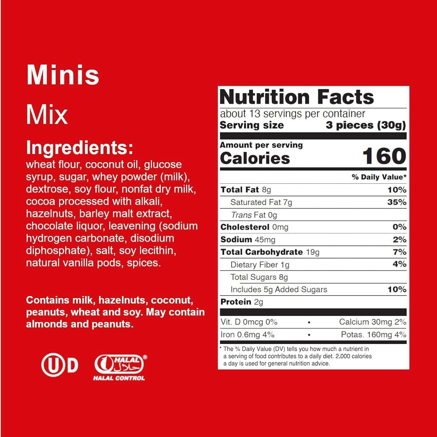 Minis Wafer Variety Pack – 30% Less Sugar – Premium Cream Filled Wafer Cookie…