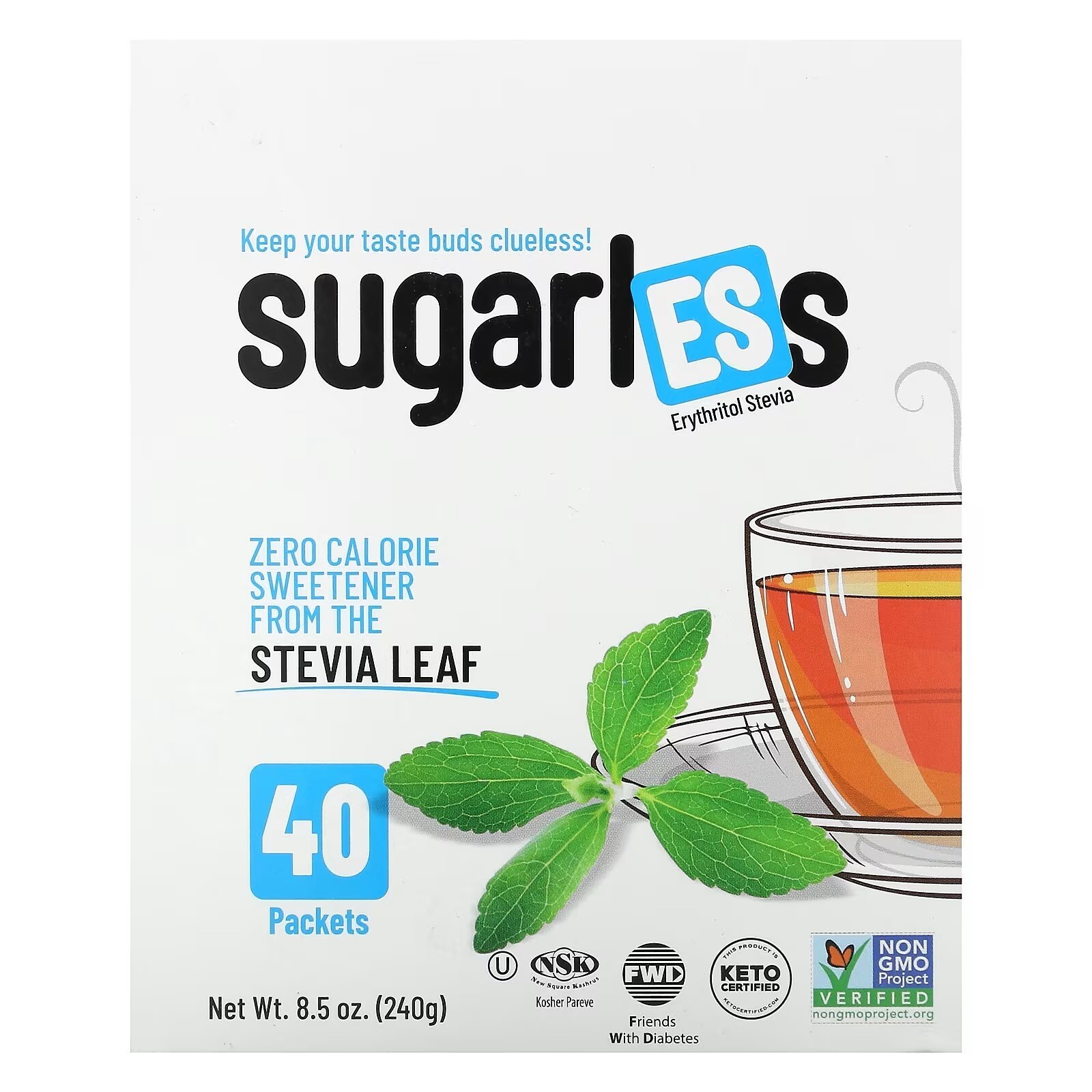 Health Garden Sugarless Packets 40ct.