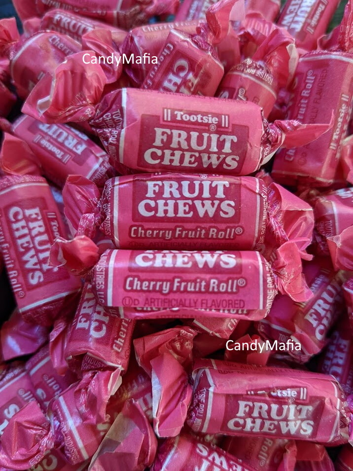 Cherry Tootsie Roll Chews Fruit Chews Candy – 14 oz – Cherry