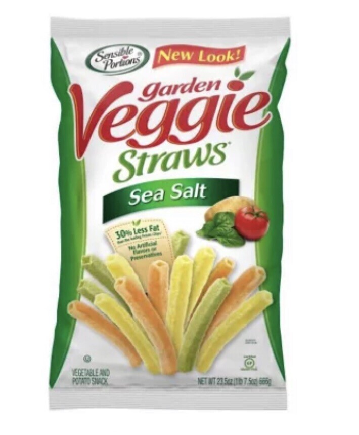 Sensible Portions Sea Salt Garden Veggie Straws 23.5 oz