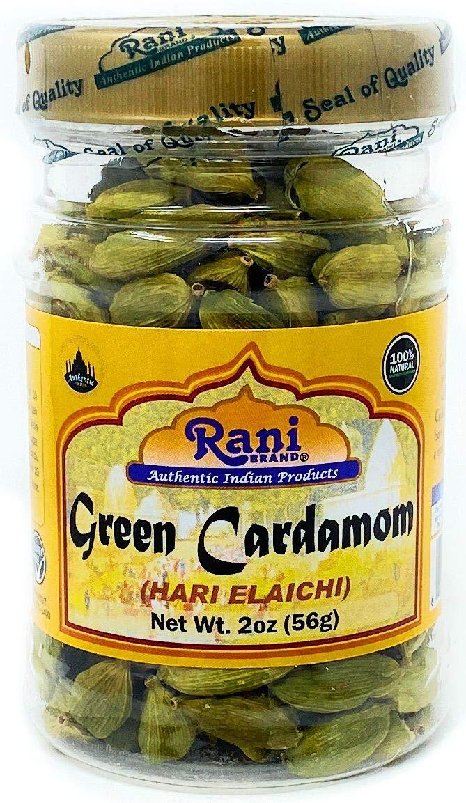 Rani Green Cardamom Pods Spice (Hari Elachi) 2oz (56gms)
