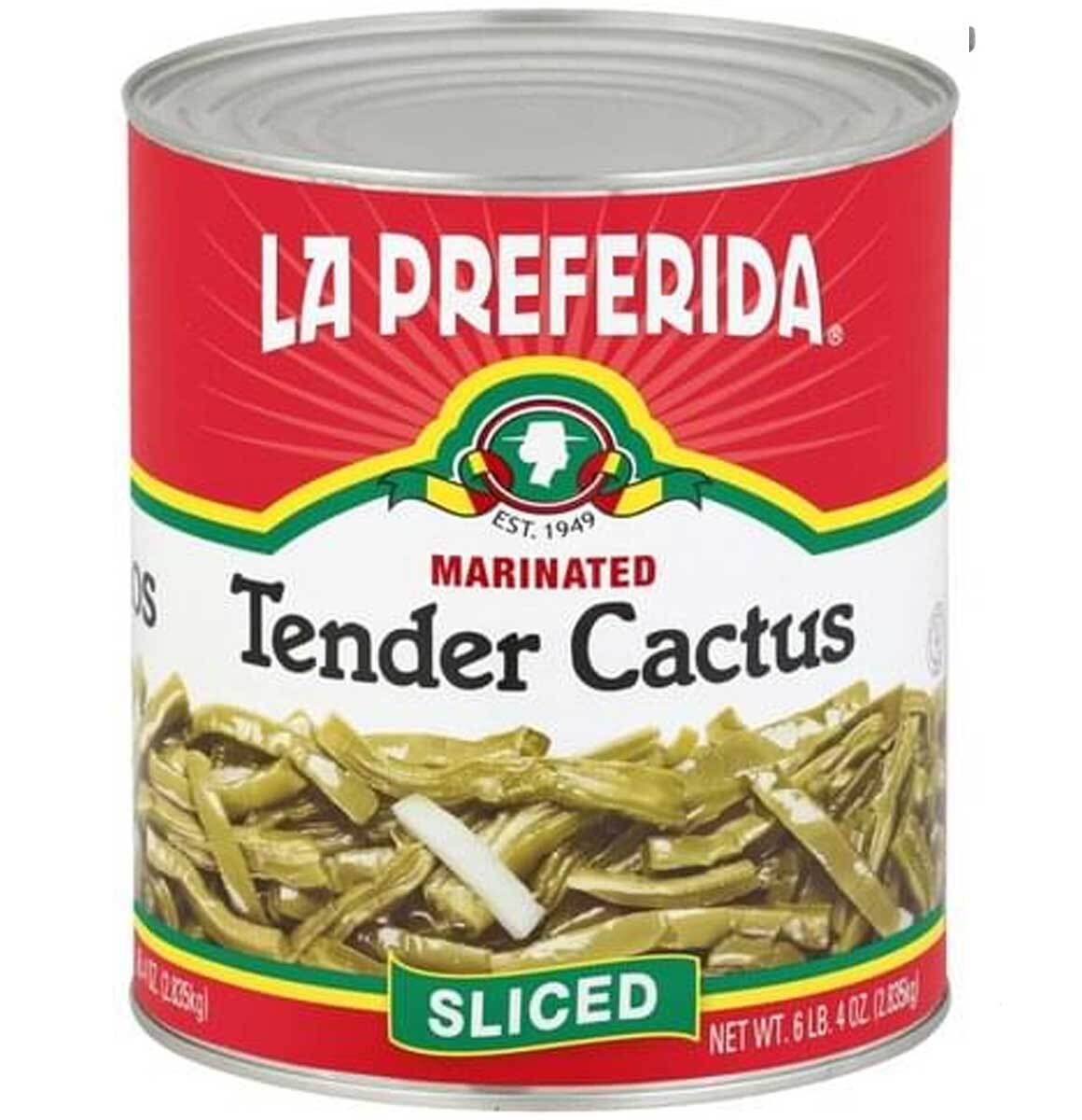 La Preferida Tender Cactus Marinated Sliced – 28 Oz – EACH