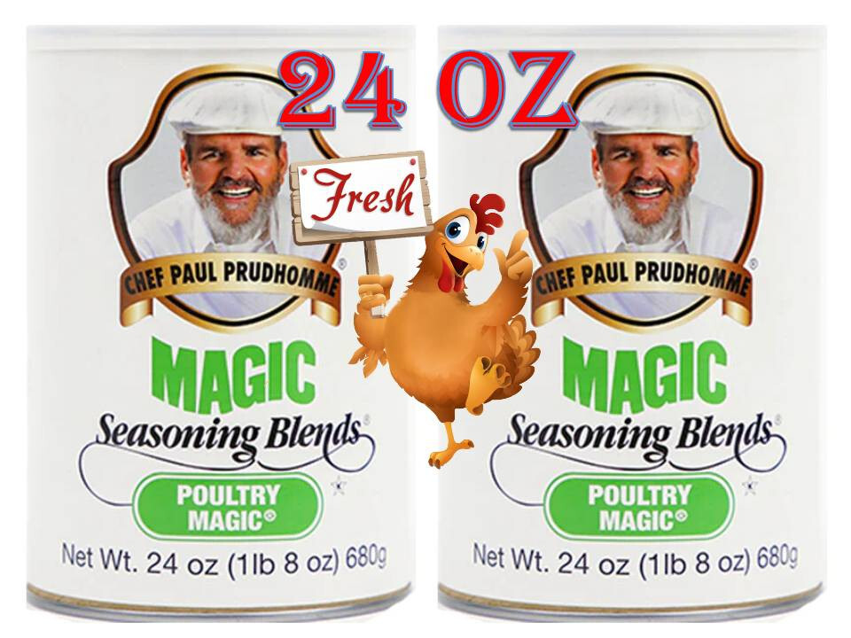 ANY QTY Chef Paul Prudhomme’s Magic Seasoning Blends ~ Poultry Magic 24 oz