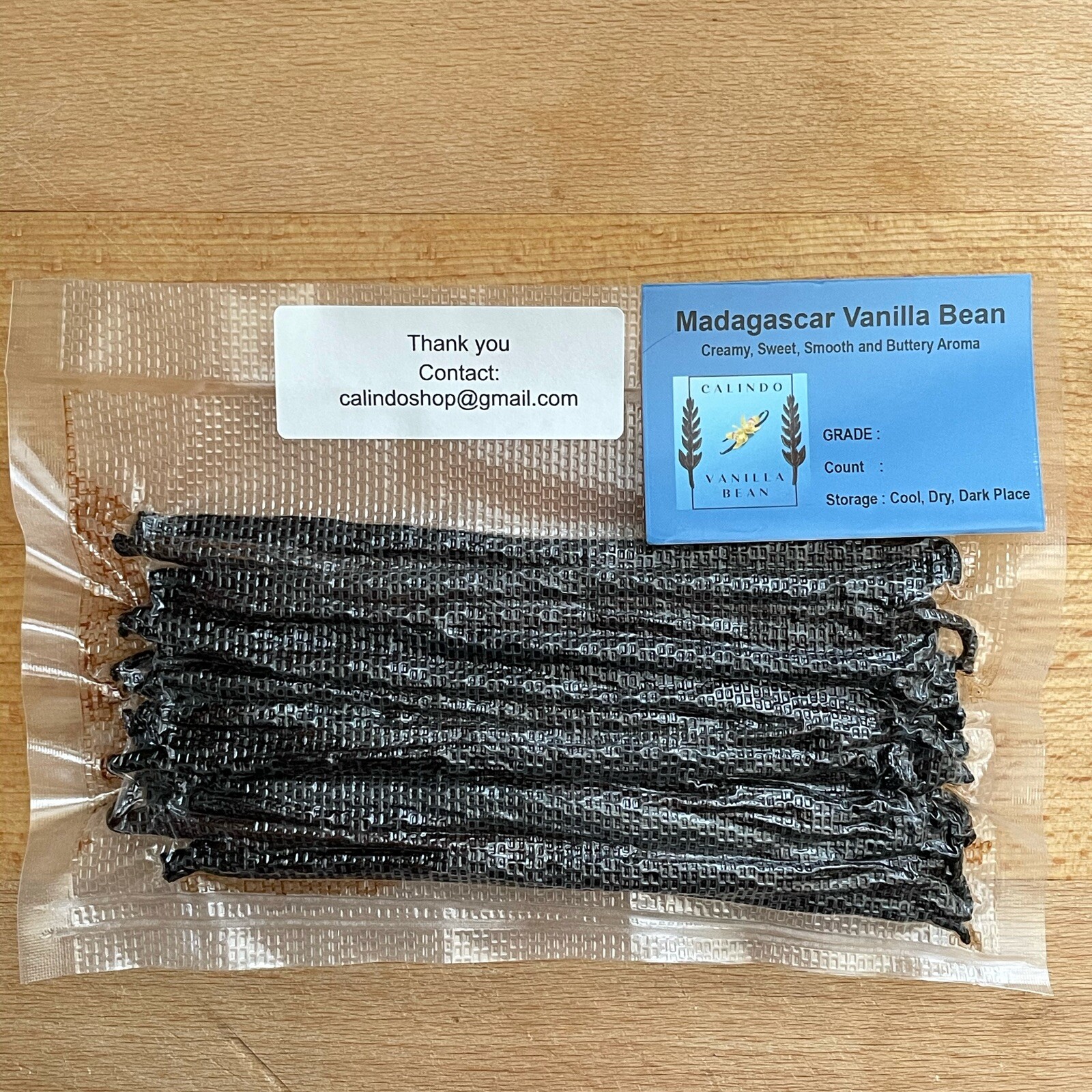 20 Pcs Madagascar Vanilla Beans Pod Grade A | 6 ++ Inch Long Beans