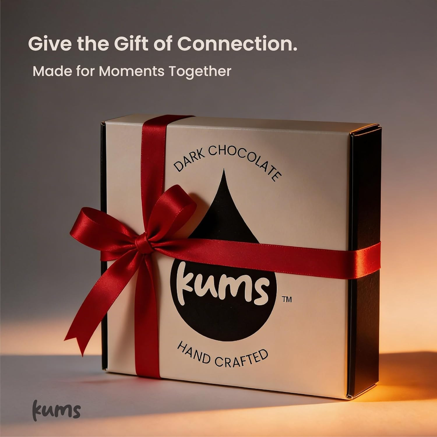 Kums Dark Chocolate Tabs for Couples (1 Box) Premium Dark Tab Chocolate for Men