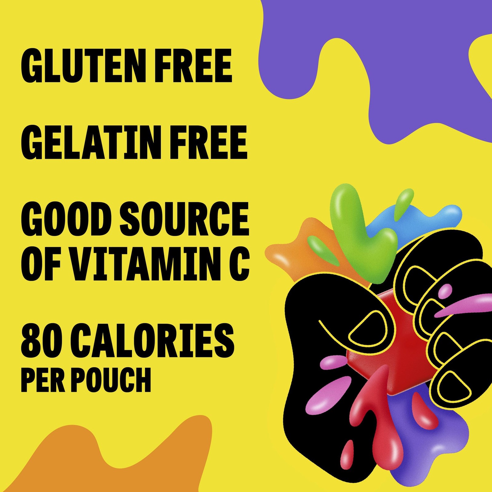 Gushers Fruit Snacks, Raspberry Lemonade, Strawberry Peach, Orange Cherry, 20 ct
