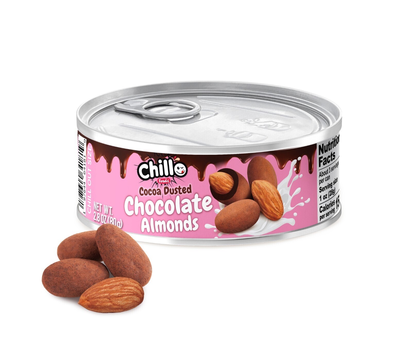 Cocoa Dusted Milk Chocolate Covered Almonds