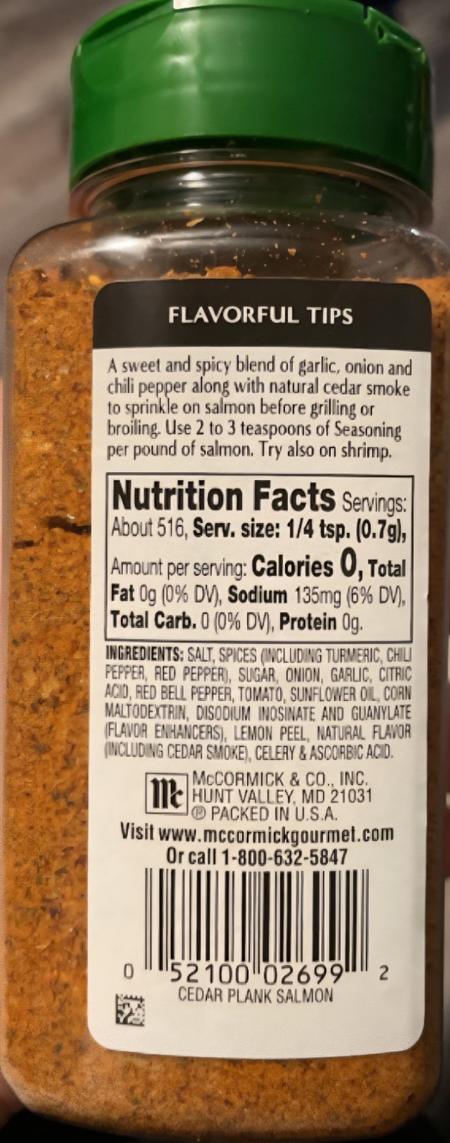 NEW McCormick Gourmet Cedar Plank Salmon Seasoning Mix 12.75 oz-Discontinued