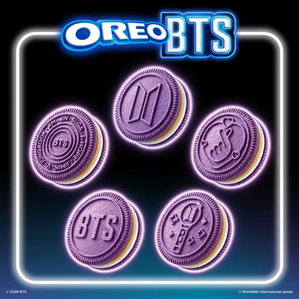 BTS Limited Edition Oreo Brown Sugar Pancake Sandwich Cookies 10.68 OZ – SEALED