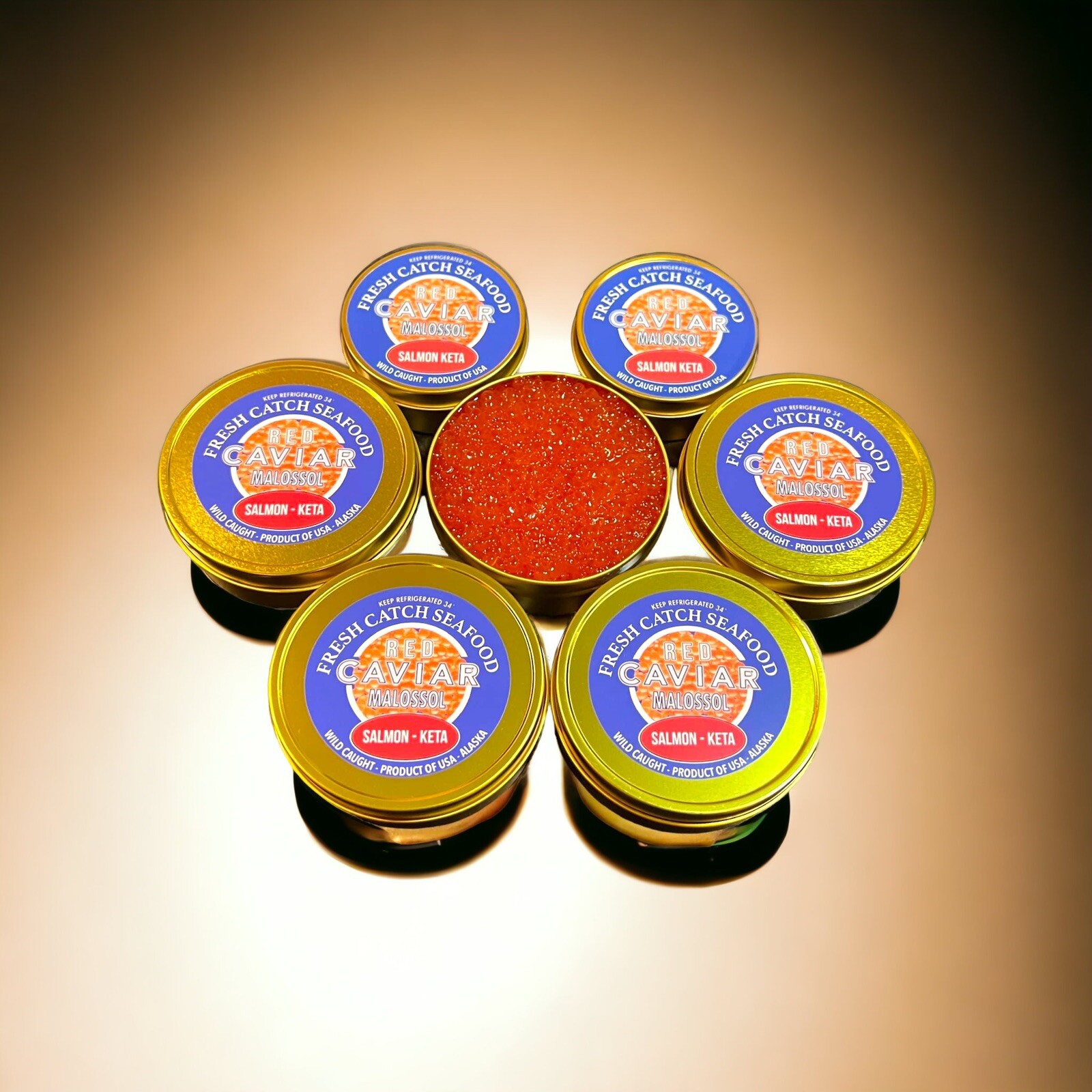 ‼️ RED CAVIAR – KETA ‼️ Alaskan Caviar / Красная Икра – 500-gram/1.1-LB ‼️