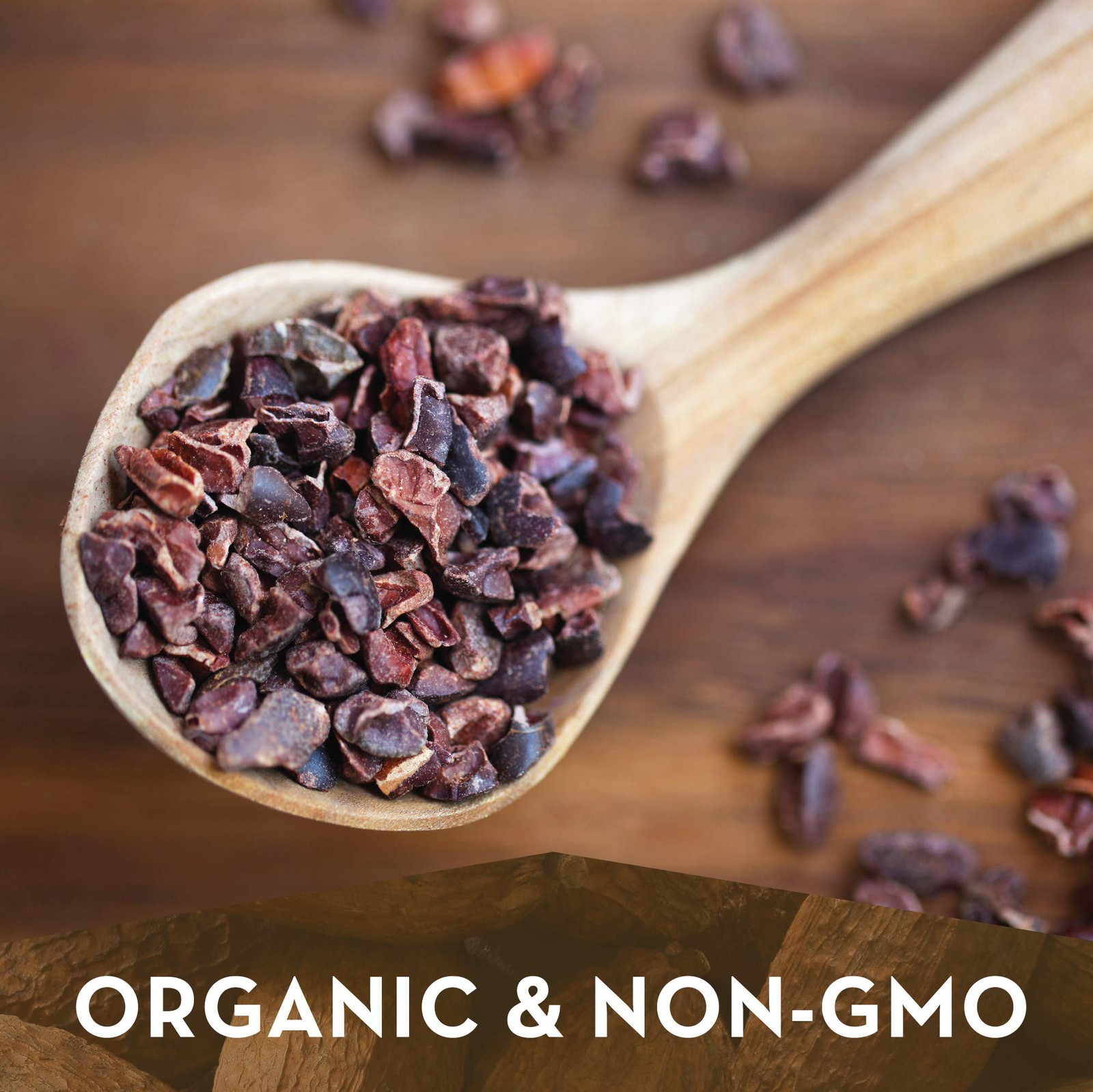 Organic Cacao Nibs (32 oz): Fair Trade, Paleo-Certified, Organic, Non GMO, An…