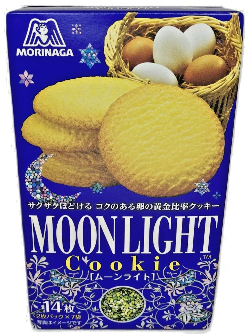 Japan Cookie Morinaga Moonlight Cookies 14 Pieces × 5 boxes