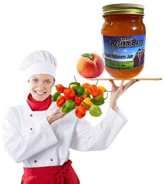 Peach Jam Varieties Homestyle~Handmade Jam 16oz 1 Pint All Natural Ingredients