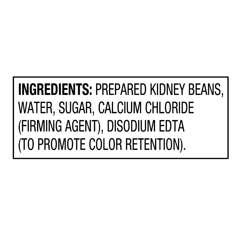 (12 pack) Dark Red Kidney Beans, No Salt Added, 15.5 oz