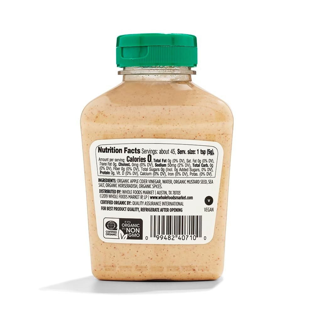 Organic German Mustard, 8 Ounce Pack of 2 – Authentic Flavor for Great Dishes