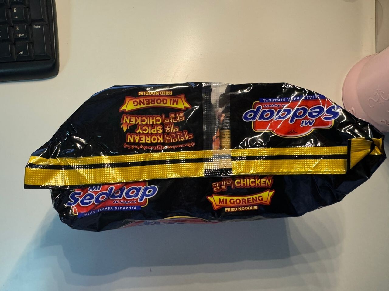 Instant Noodles Mi Sedaap Korean Spicy Chicken 1 Pack x 5 pcs FREE Ship DHL