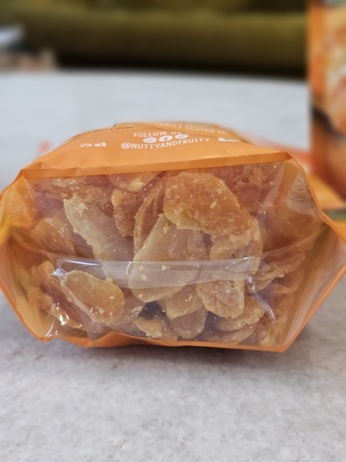 3-Pack Nutty & Fruity Soft & Juicy Dried Tangerines, 20 oz Each
