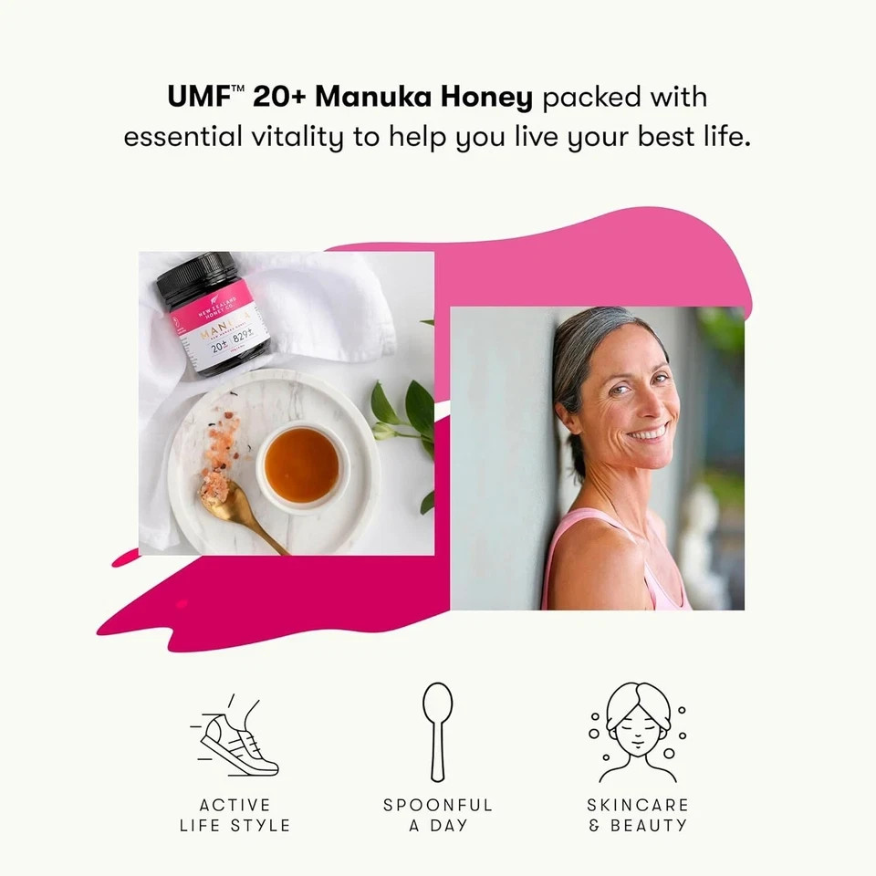 New Zealand Honey Co. Raw Manuka Honey UMF 20+ / MGO 829+ | UMF Certified | 4…