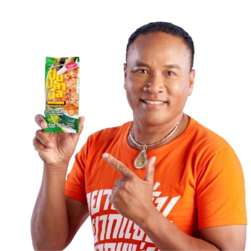 Thai Freeze Dried Tilapia Spicy Fish Dip Snack 18g x12 Ready To Eat Food Camping