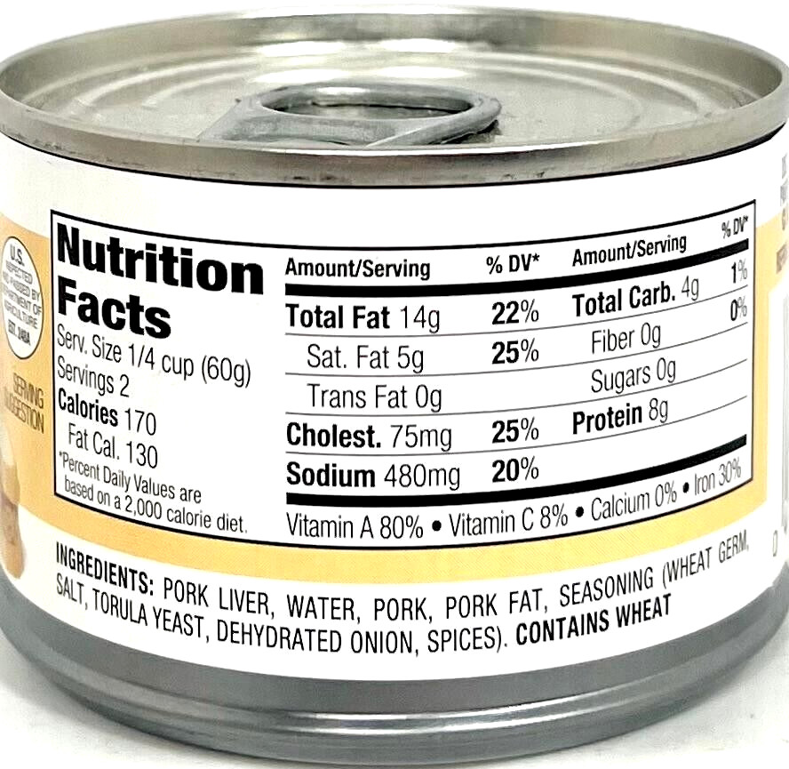 Underwood Premium Quality Liver Wurst Spread 4.25 oz( Pack of 24 )~ 10/26/2027