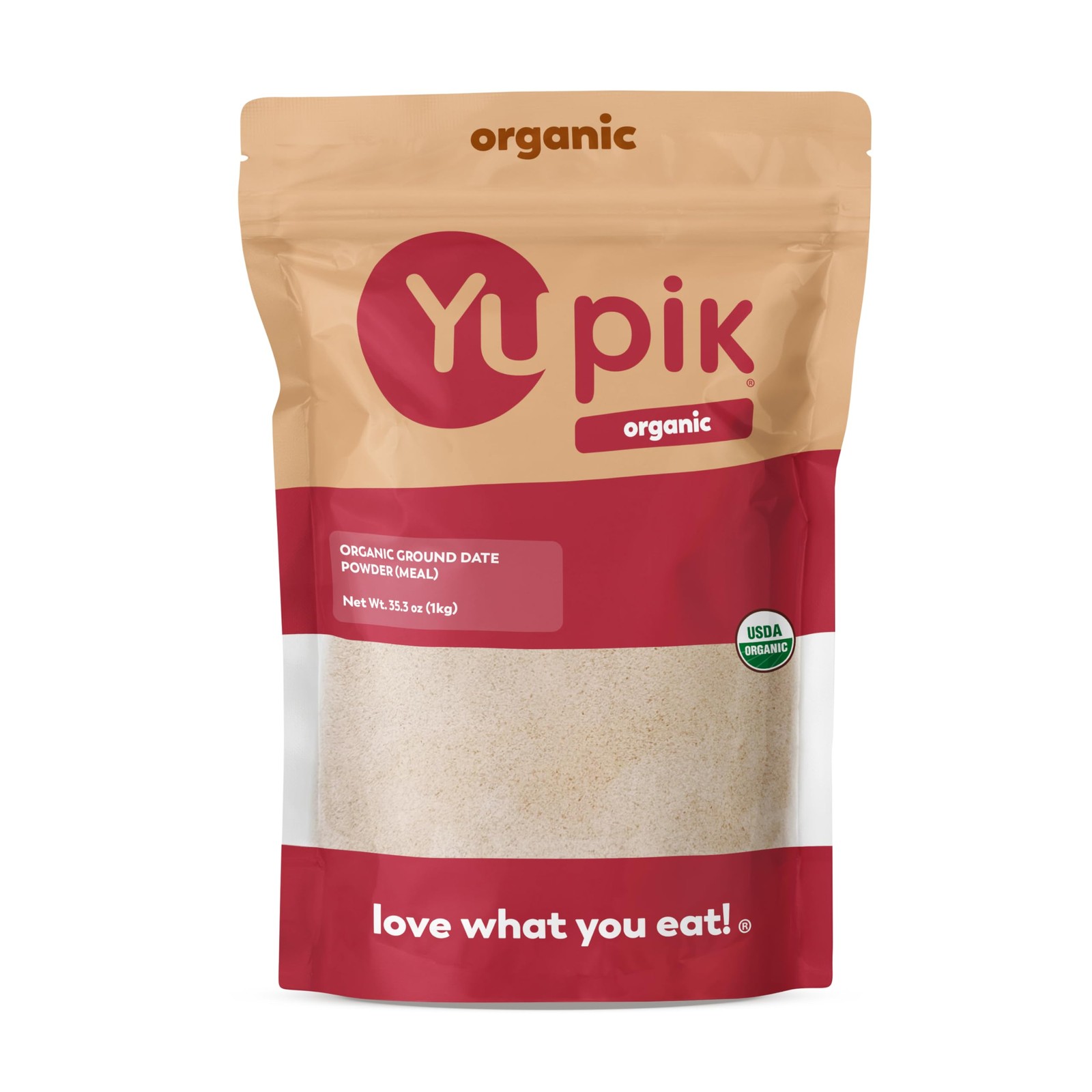 Yupik Organic Ground Date Powder Meal, 2.2 lb, NonGMO, Vegan, GlutenFree
