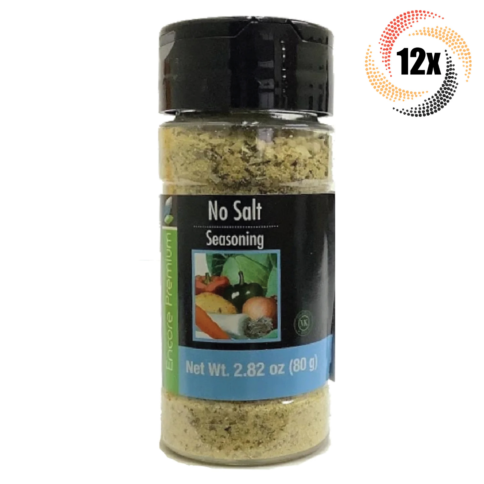 12x Shakers Encore No Salt Flavor Seasoning | 2.82oz | Fast Shipping!