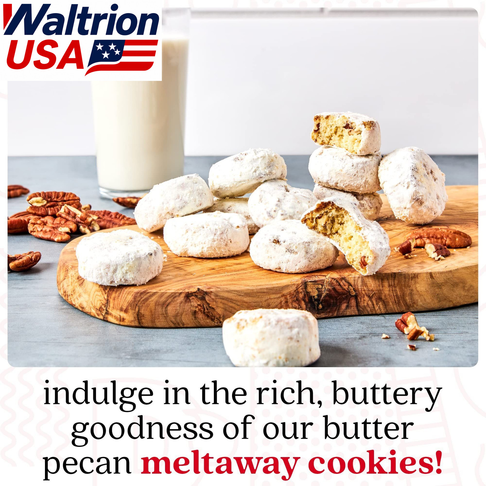 Davids Cookies Butter Pecan Meltaways Sweet Sampler Tin 16oz Gourmet Food Gift