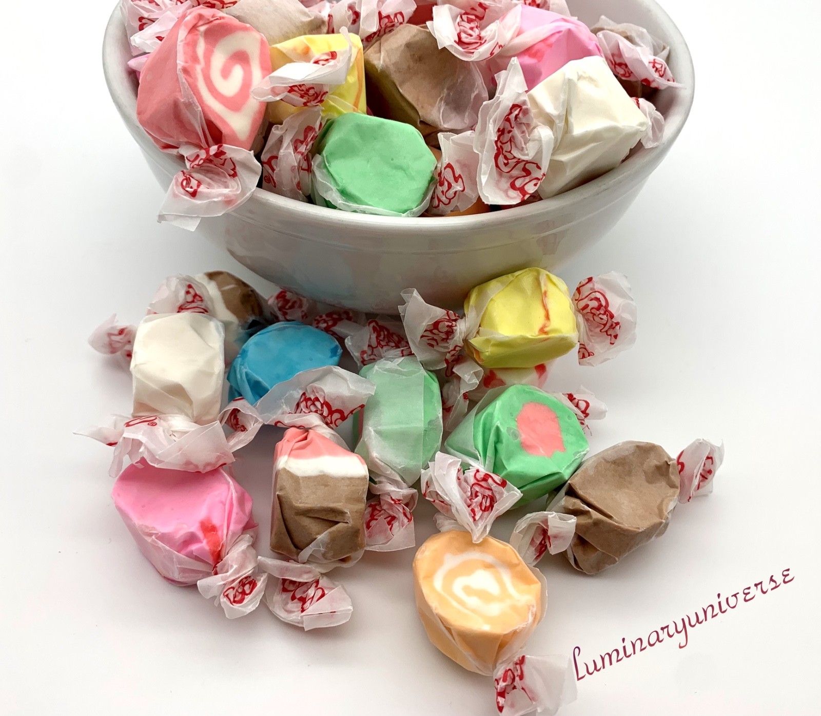 Salt Water Taffy Variety of Flavors Select Size! Free Shipping!