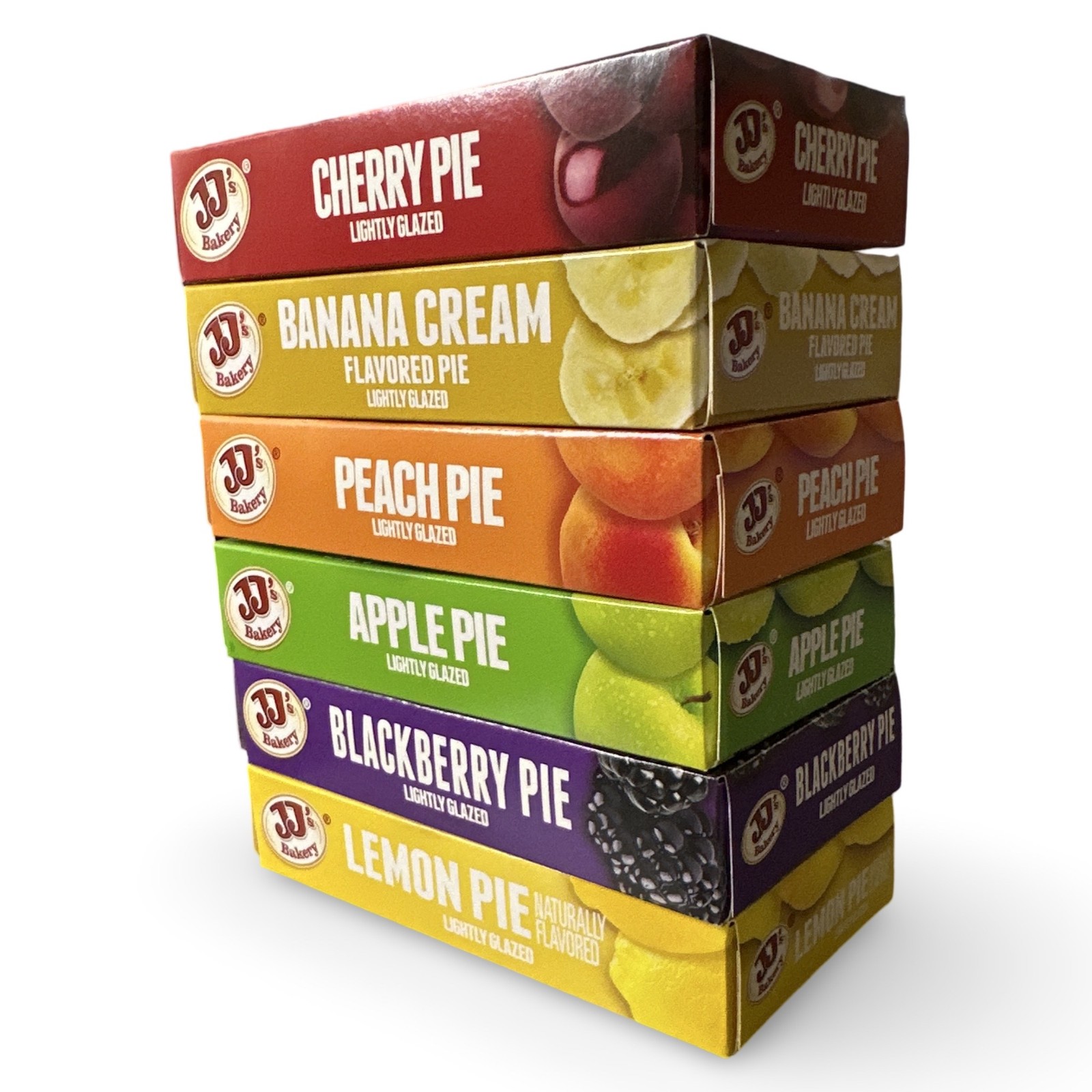JJ’s Bakery Fruit Pie Variety Pack | 6 Flavors | 6 Pack