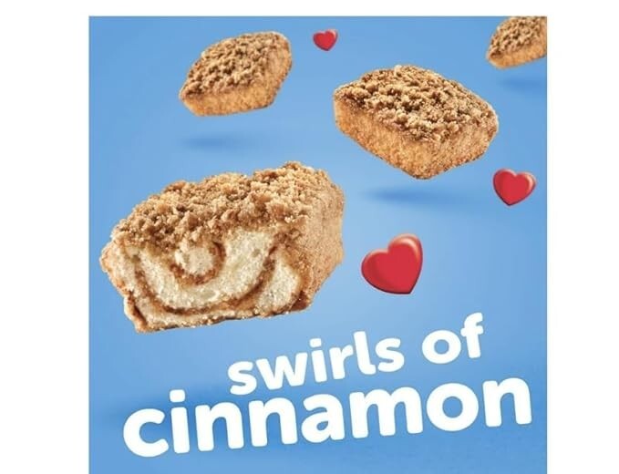 HOSTESS Cinnamon Streusel Coffee Cakes, Individually Wrapped, 8 Count 11.6Oz Box