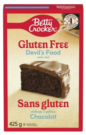 Betty Crocker Devil’s Food Cake Mix, Gluten Free, 425g