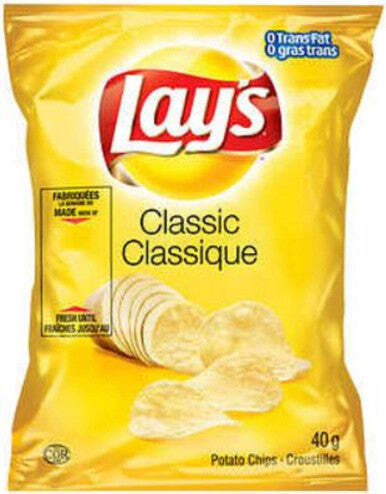 Box of Classic LAY’S Potato Chips (40ct x 40g/1.4oz)